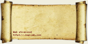 Dina Avakumović vizit kartica